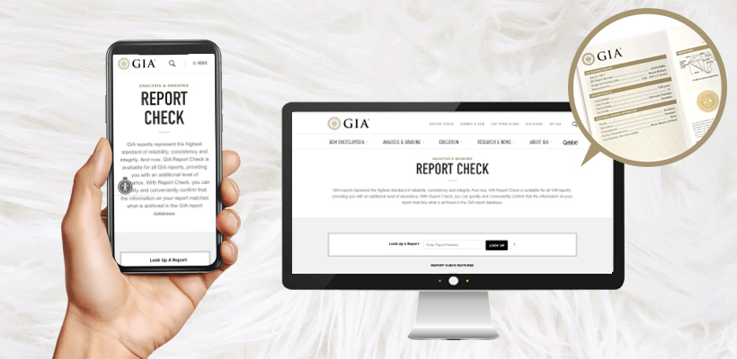 GIA證書線上核對 GIA Report check